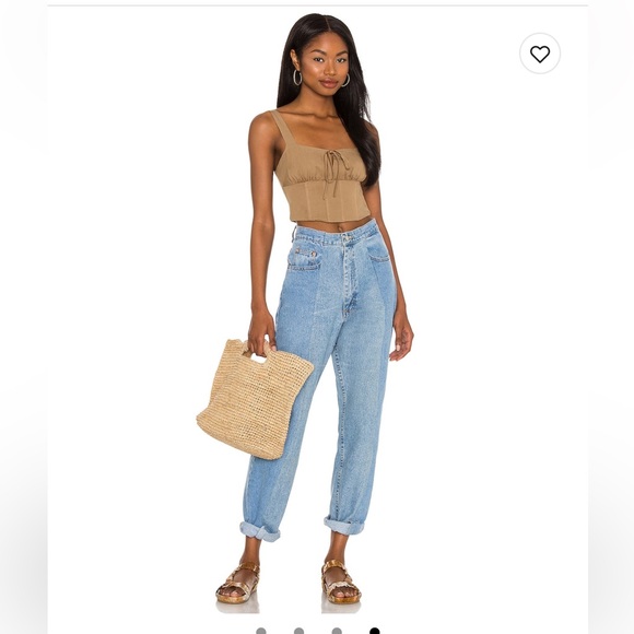 Lovers and Friends Steph Tank Top in Tan 💁🏽‍♀️ - Picture 4 of 4